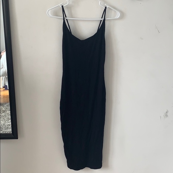 h&m ribbed midi dress